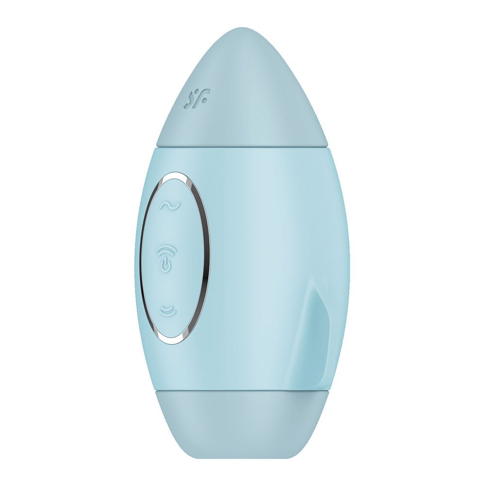 Satisfyer Mission Control Blue USB Rechargeable Vibrating Air Pulse Stimulator